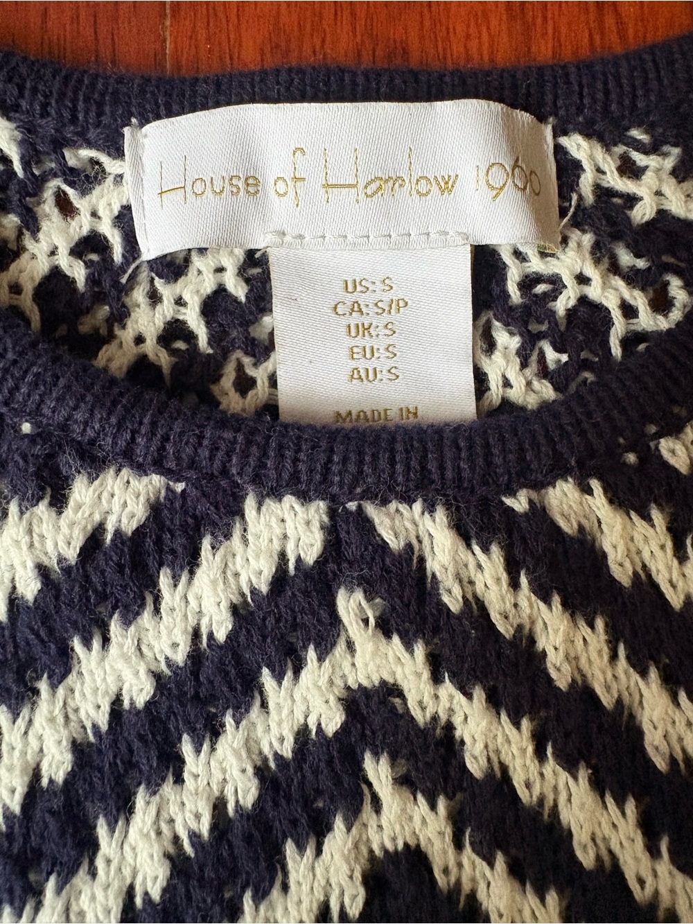House of Harlow 1960 Blue & White Maxi Dress - Picture 6 of 8